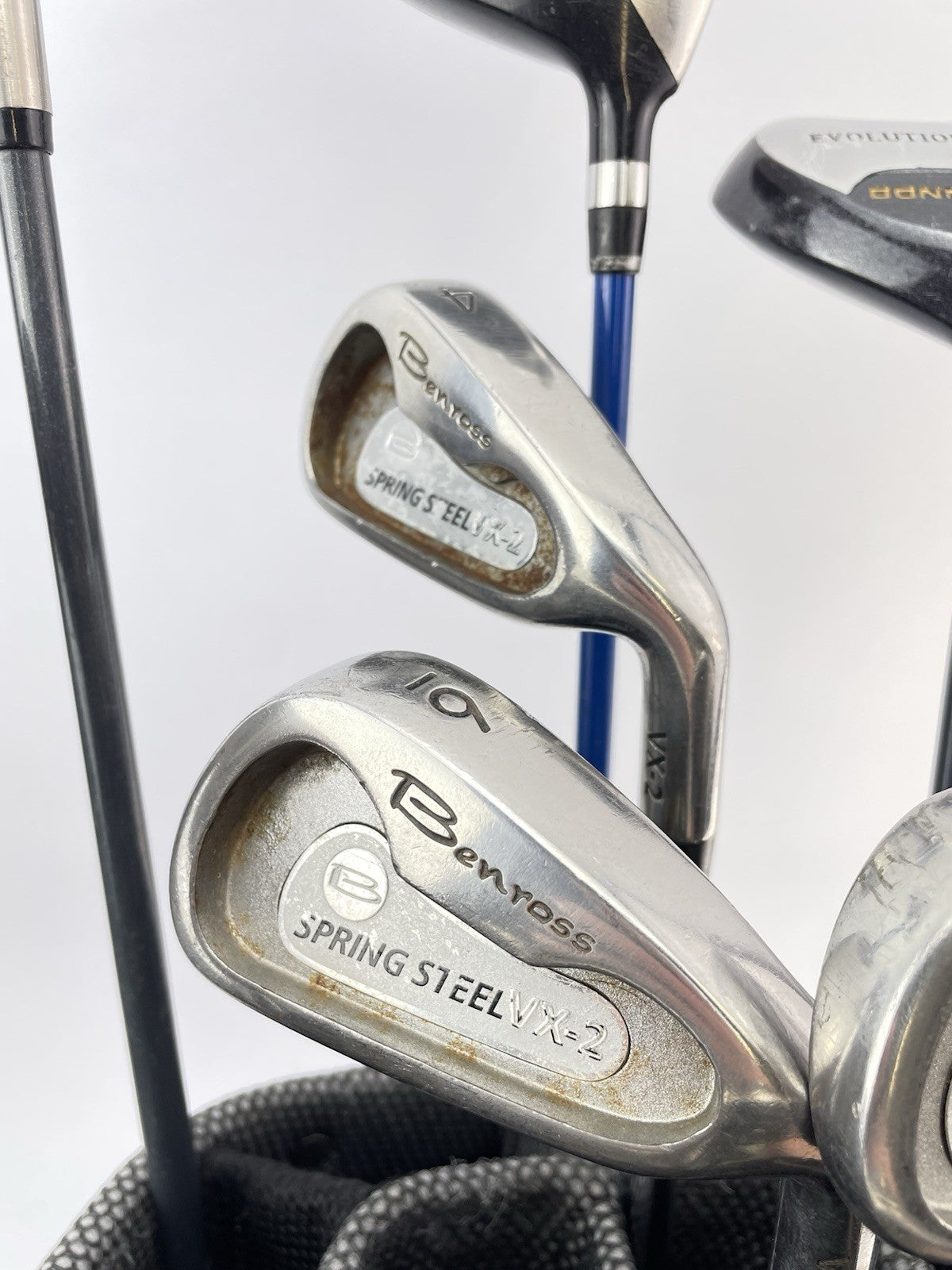 Mens Golf Package Set 13 Clubs Regular Flex /Right /New Grips /Cart Bag /290534