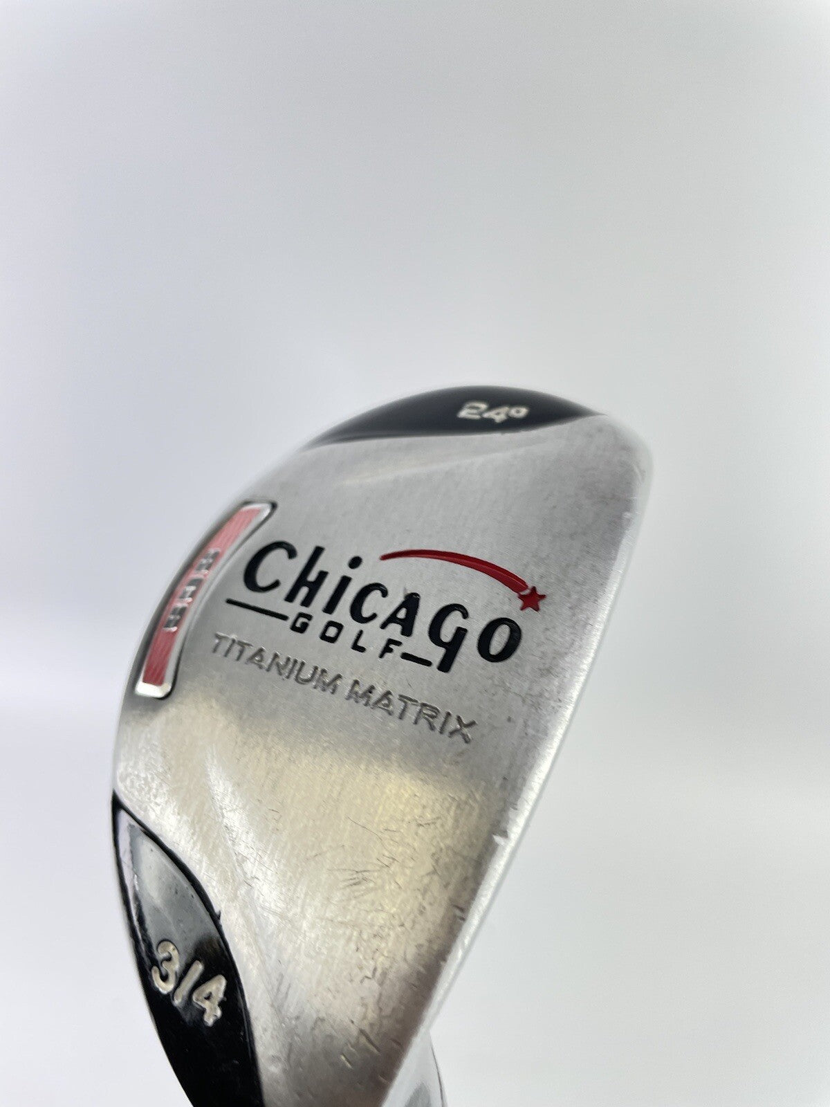 Chicago Golf 3/4 Hybrid 24° Regular Flex Steel/ Great Condition/ Right Hand/35123
