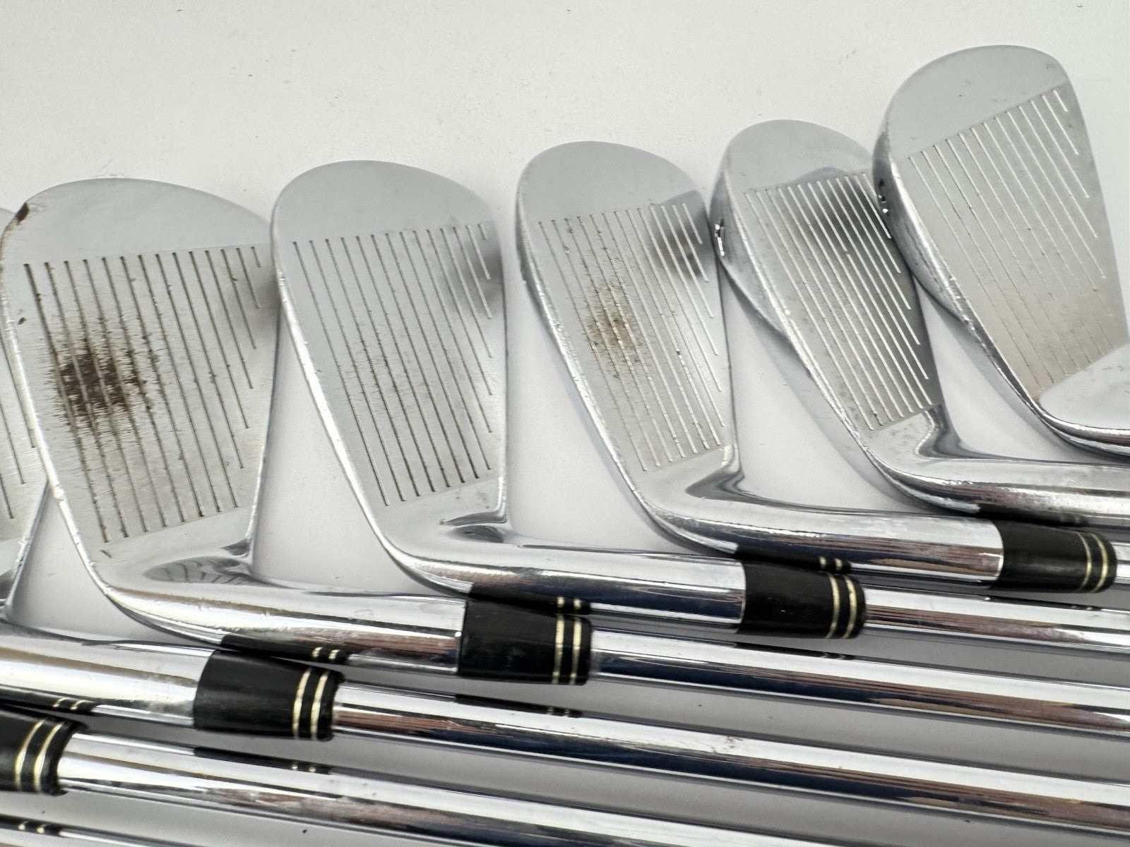 Taylormade 300 Forged Irons 3-PW Rifle 6.5 X Flex Steel +1/2” /New Grips /343278