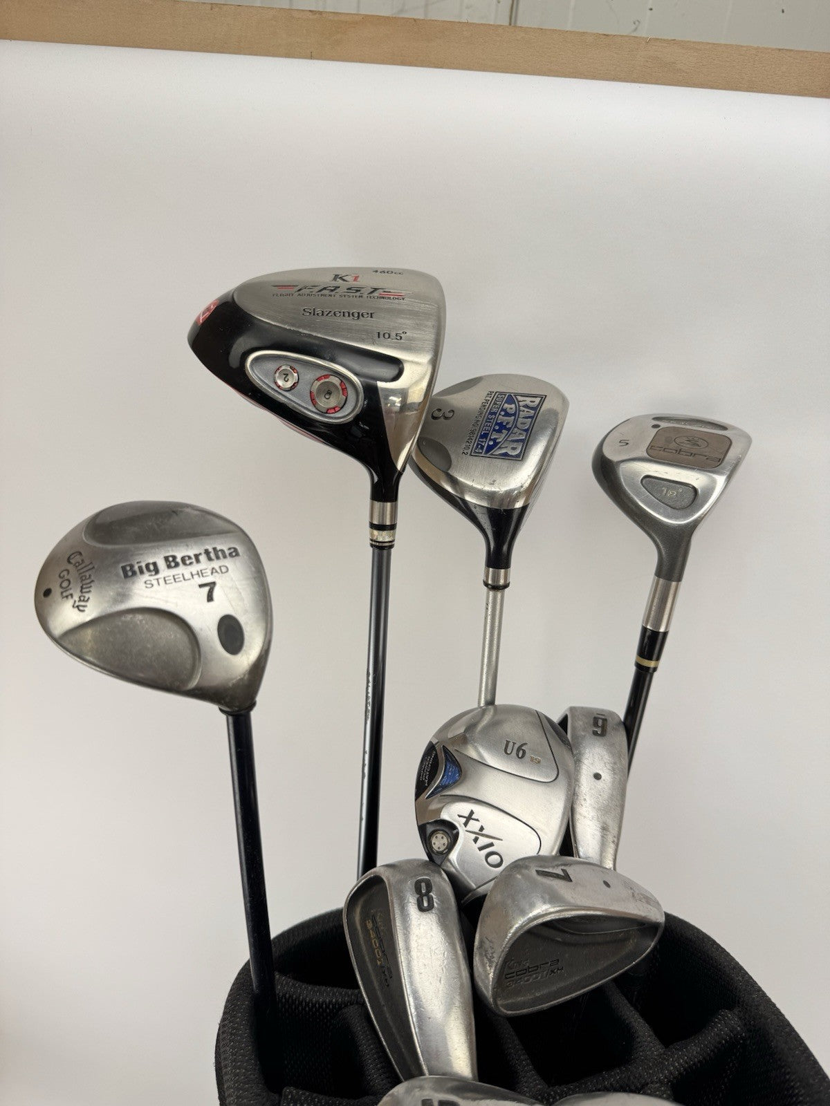 Mens Cobra Golf Package Set 12 Clubs Regular Graphite /New Grips /Bag /344033