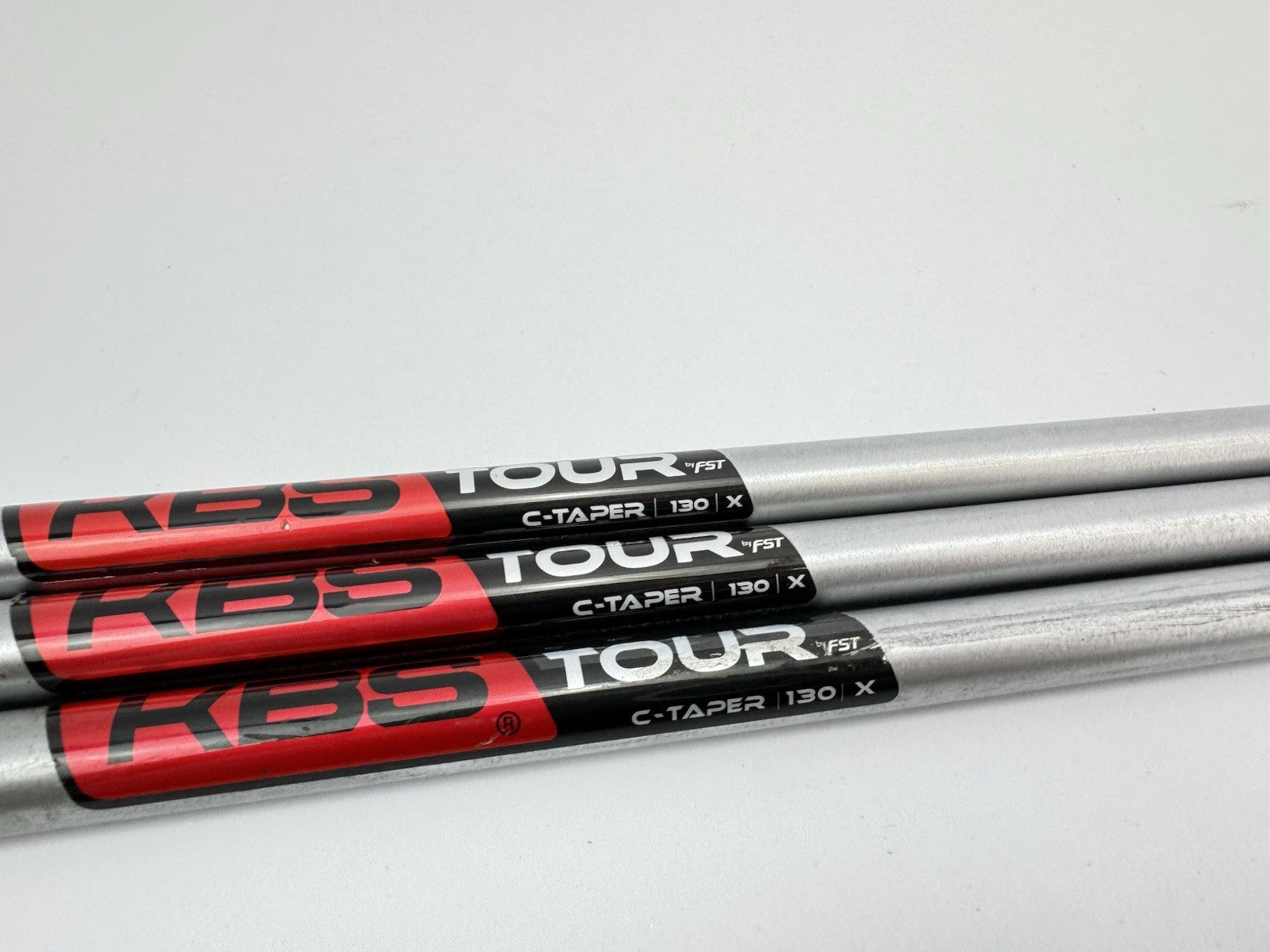 KBS Tour C-Taper Wedge Shaft Set (3) 130 Extra Stiff Steel 0.355 Tapered /307187