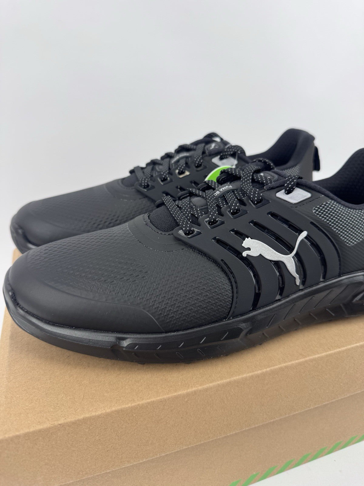 Puma Ignite Elevate 2 Tour Men's Golf Shoes Size UK 8.5 Black Waterproof/319172