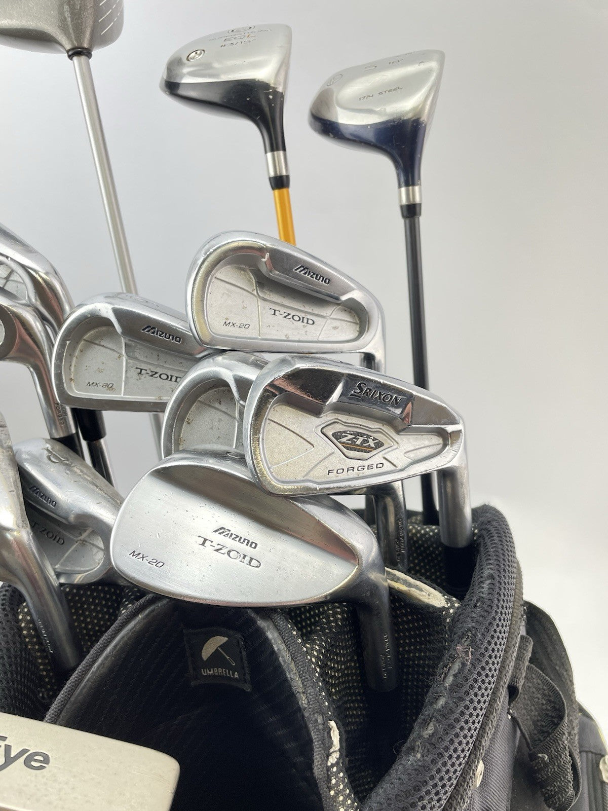 Mizuno Golf Package Set 13 Clubs Regular Flex /Right /New Grips /Cart Bag /281973