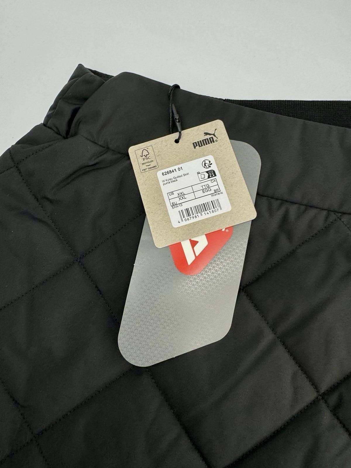 Puma Golf Ladies Skirt Kyley Quilted Wrap Insulated /Black /UK XXL /300492