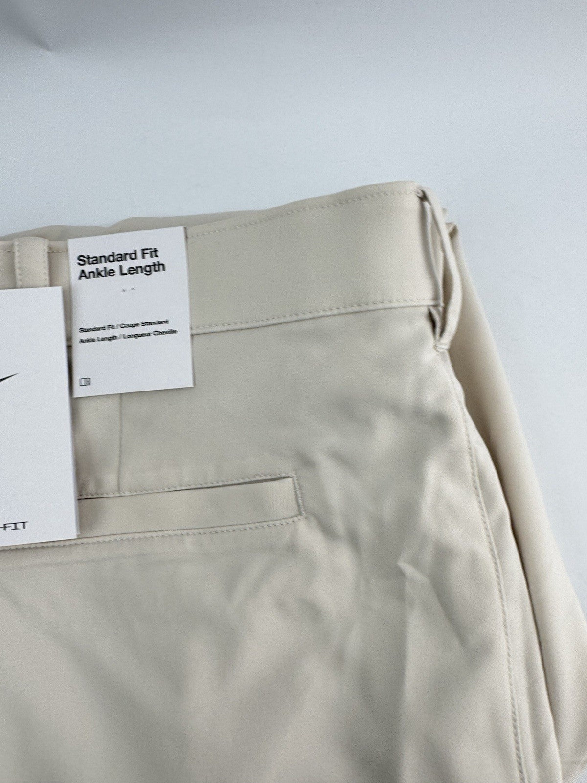Nike Golf Trousers Dri-Fit Victory Mens W38 L32 /Cream /New /298073