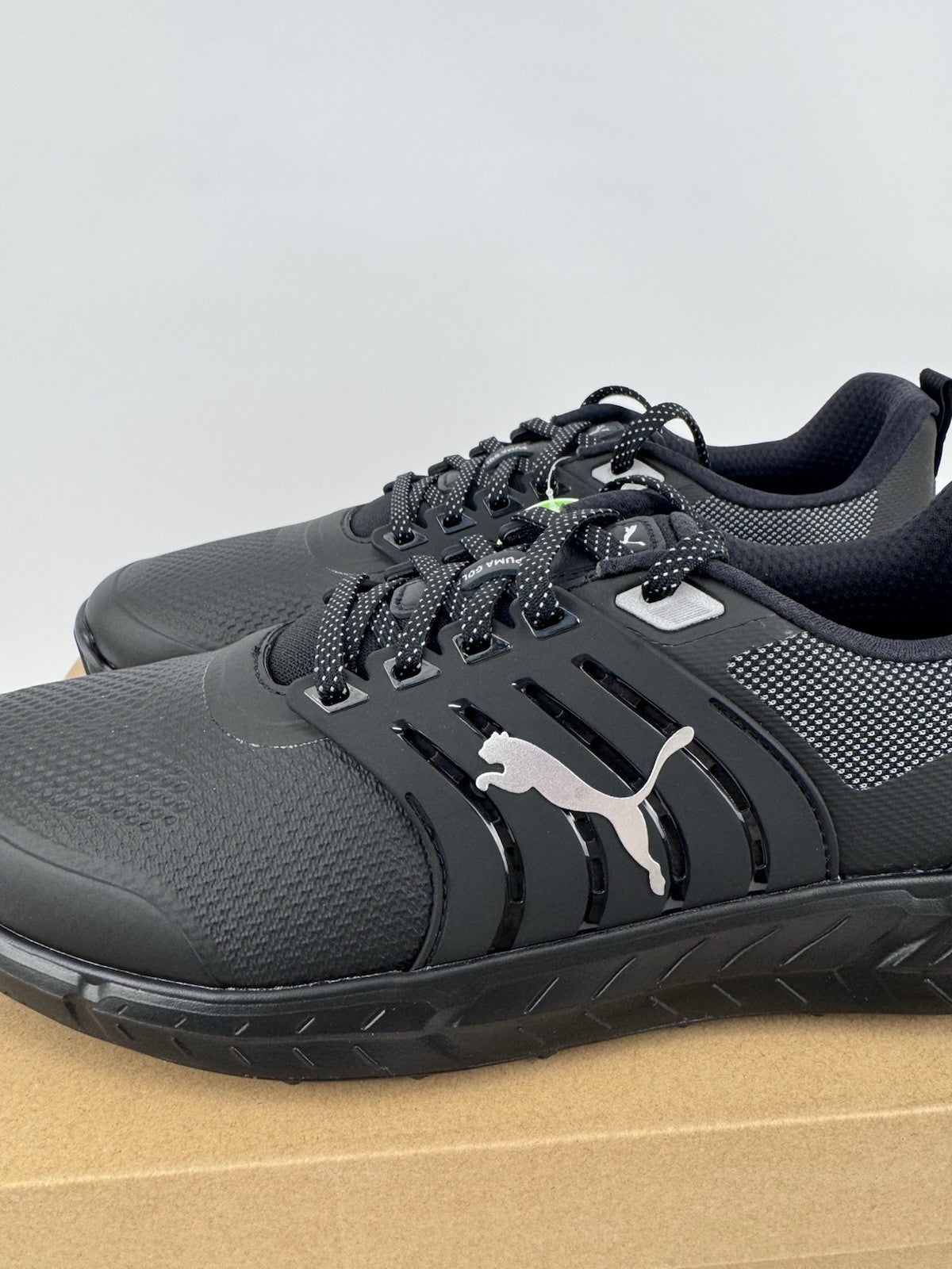 Puma Ignite Elevate 2 Tour Men's Golf Shoes Size UK 10 Black Waterproof/319212