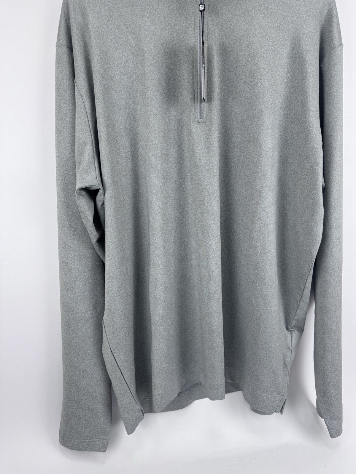 FootJoy Speckle Print Chill-Out Men's Golf 3XL Pullover Grey Quarter/317062