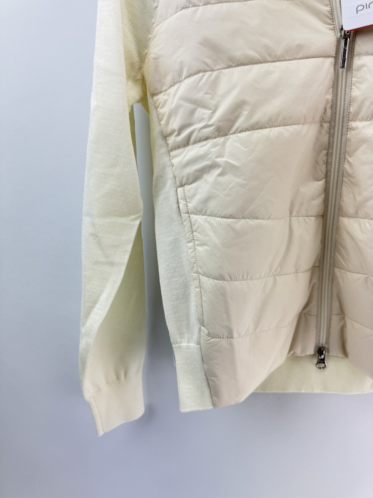 Ping Golf Ladies Jacket Fran Hybrid Full Zip UK 6 /Cream /New /279781