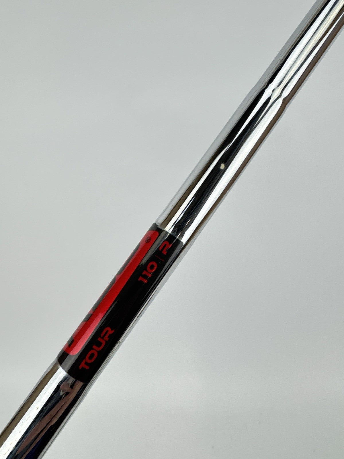KBS Tour 110 Iron Shaft Regular Flex Steel Pured 34.75” /0.355 Tapered /317716