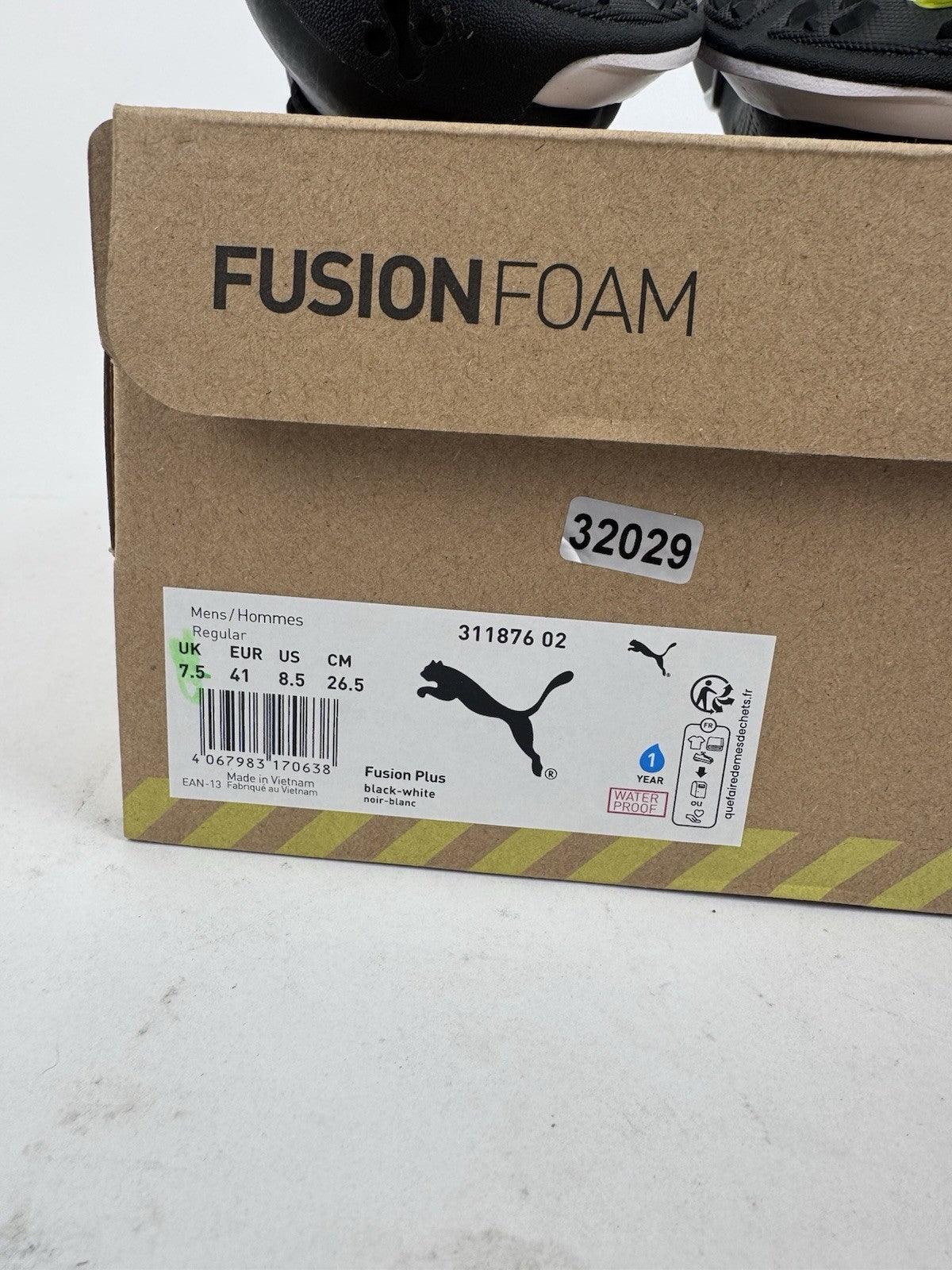 Puma Fusion Plus Spiked Golf Shoes Men's Size UK 7.5 Black Waterproof/320298