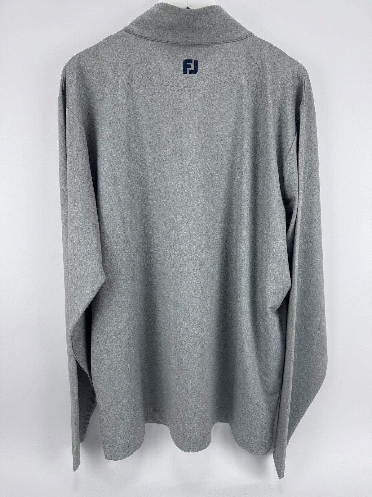 FootJoy Speckle Print Chill-Out Men's Golf 3XL Pullover Grey Quarter/317065
