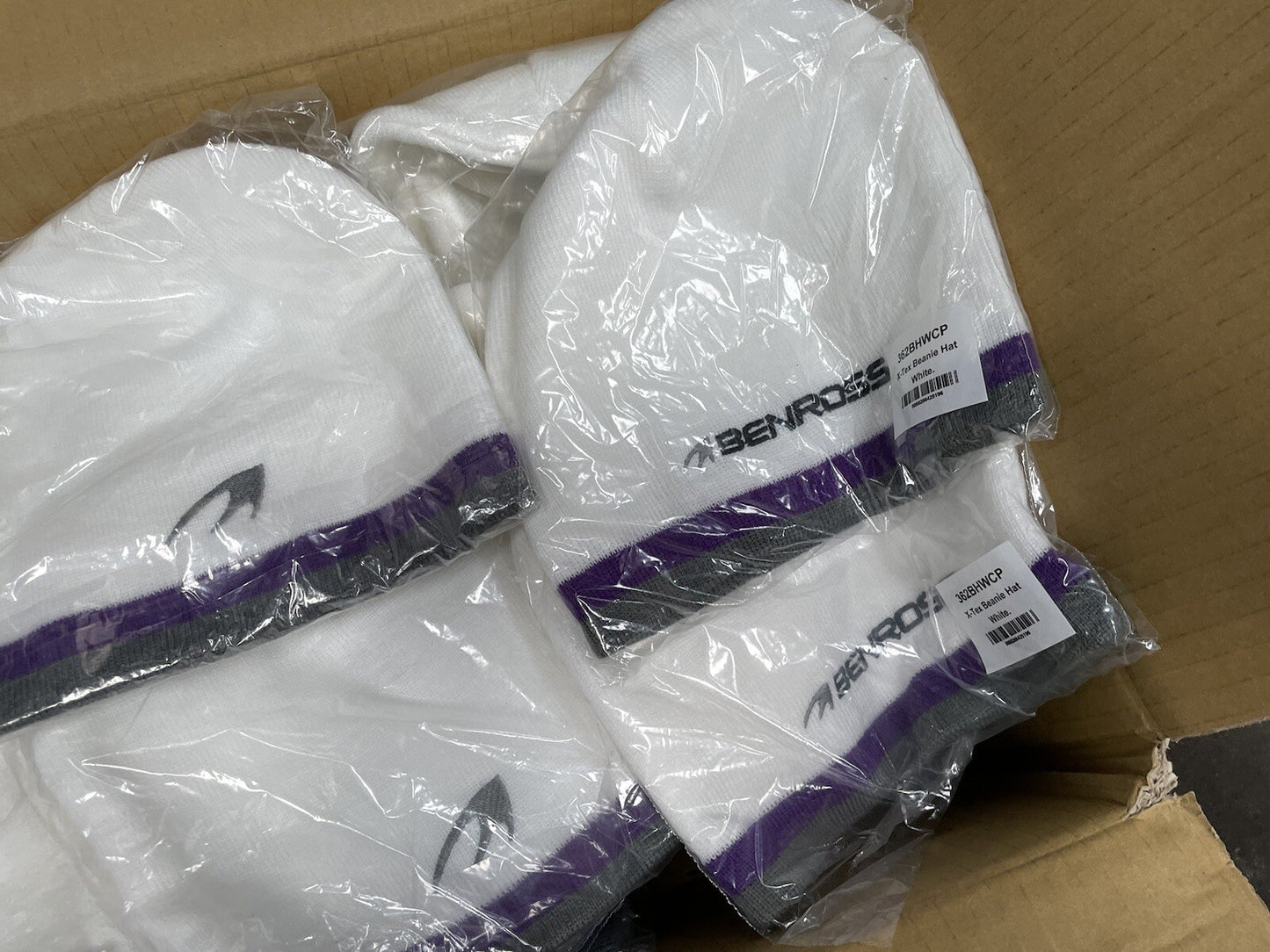 Joblot Golf Hats Beanie (33) Benross Golf /X-Tex White /One Size /New /160963