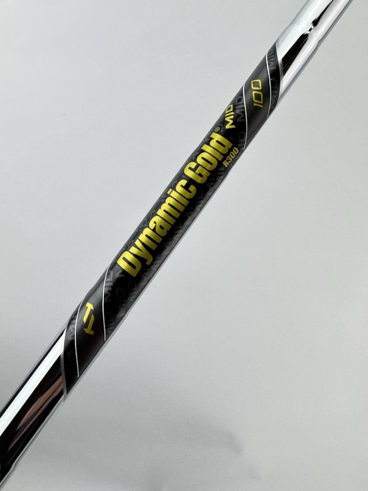 Dynamic Gold Mid 100 Iron Shaft R300 Regular Flex Steel 35.5” /0.355 /294232