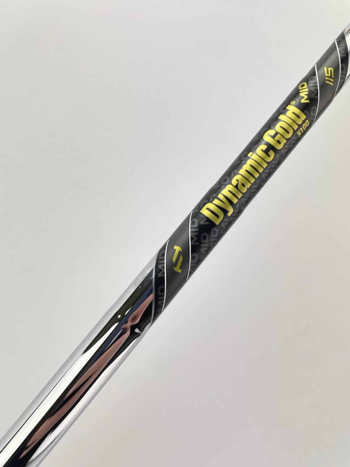 Dynamic Gold Mid 115 Iron Shaft X100 X Flex Steel 35” /0.355 Tapered /296042