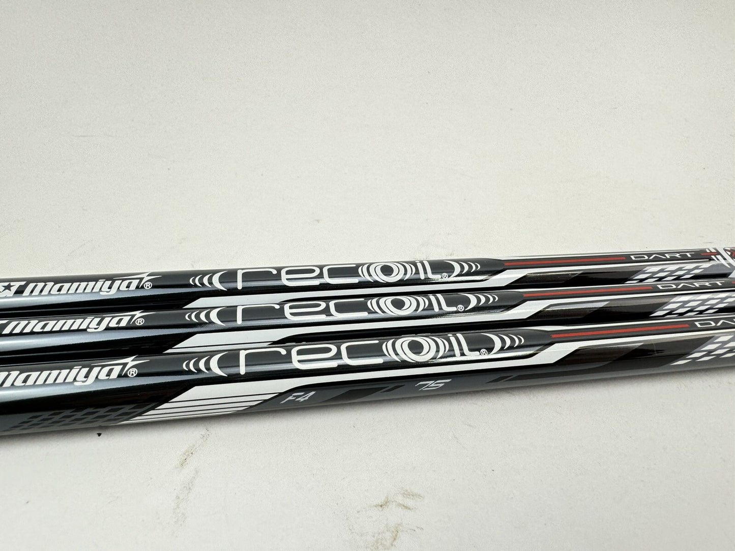 Recoil Dart Wedge Shaft Set (3) 75 F4 Stiff Flex Graphite 0.355 Tapered /307334