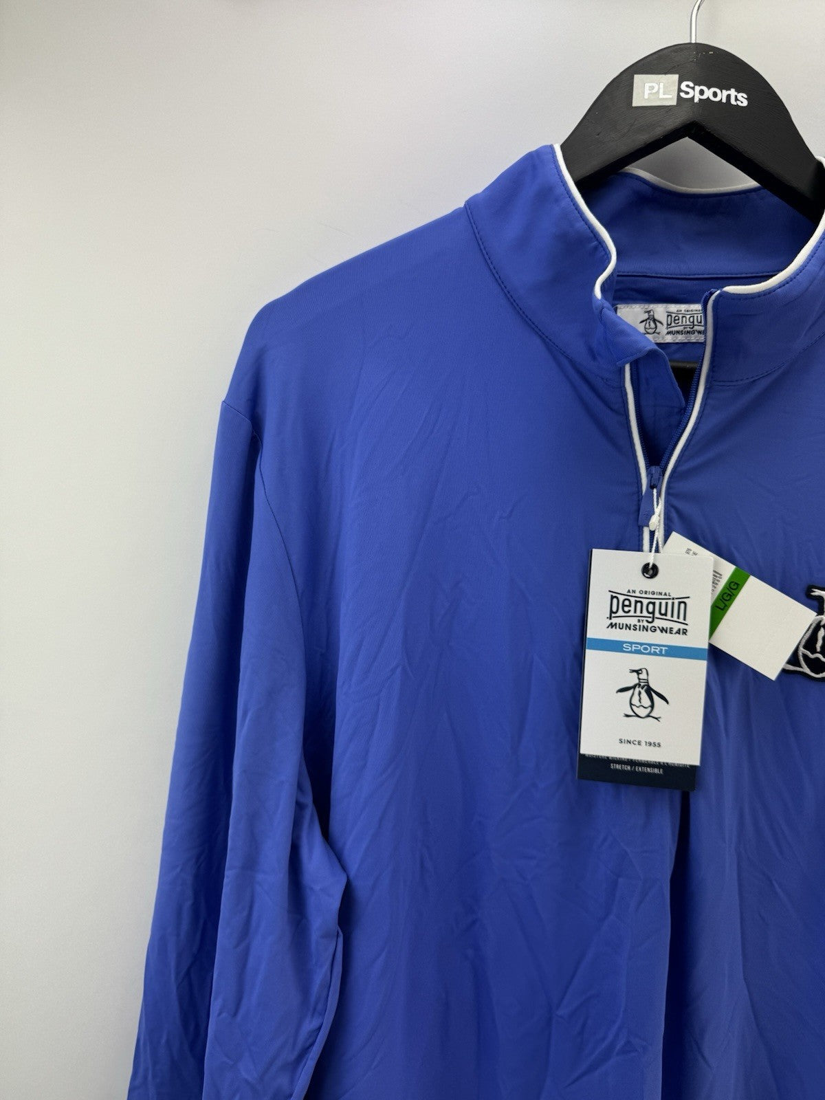 Original Penguin Golf Performance 1/4 Zip Earl Pullover Lightweight UK L /300622