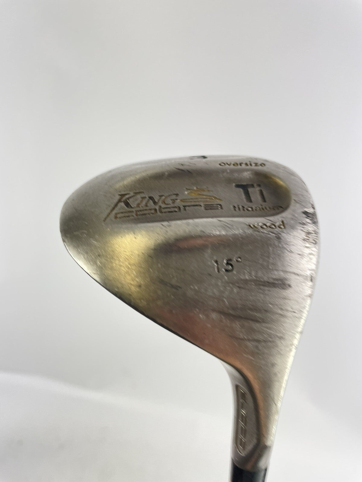 King Cobra 3 Wood 15* Oversize Stiff Graphite /Right Handed /New Grip /70851