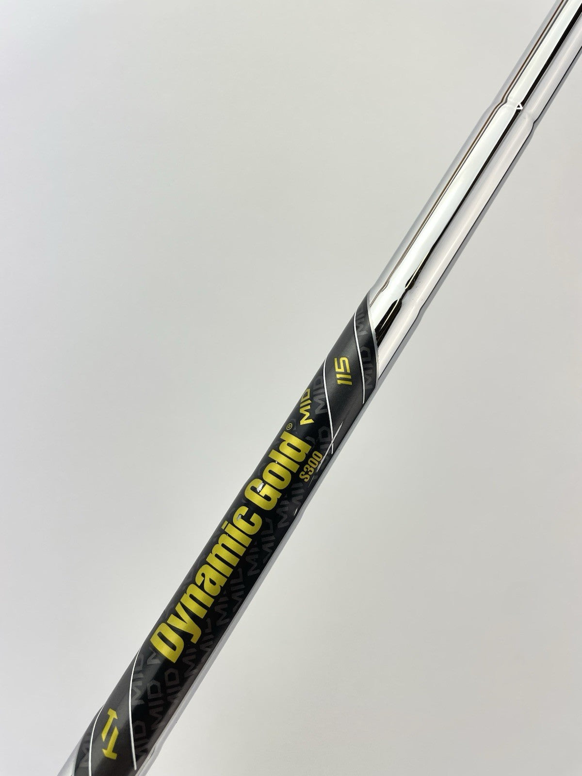 Dynamic Gold 115 Iron Shaft Mid S300 Stiff Flex Steel 36” /0.355 Tapered /299626