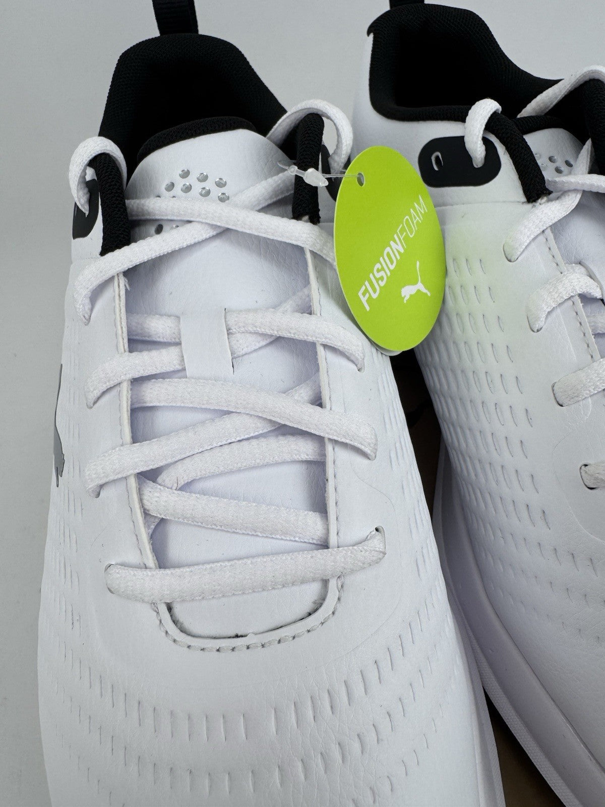 Puma Fusion Foam Fusion Plus Golf Shoes Mens Size UK 8  White Black/318605