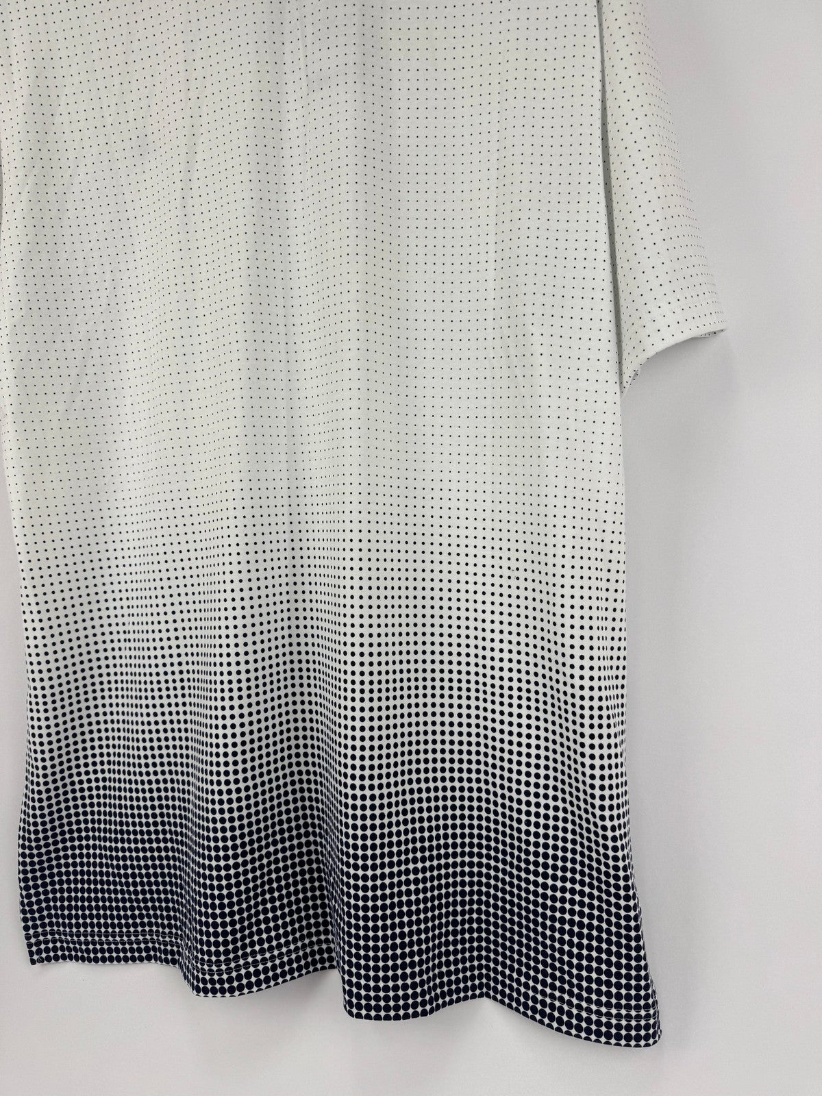 Adidas Go-To Rise Print Polo Shirt Men's Golf Size Large White/327997
