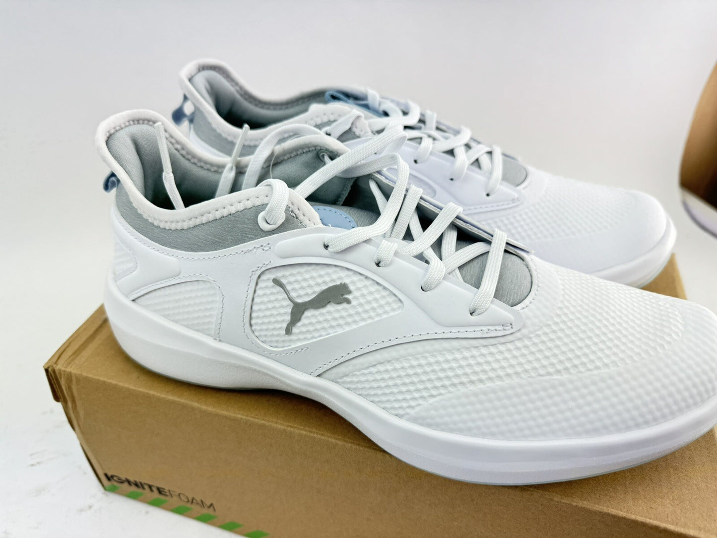 Puma Ignite Malibu Ladies Golf Shoes Spikeless UK Size 4.5 /White /New /201365