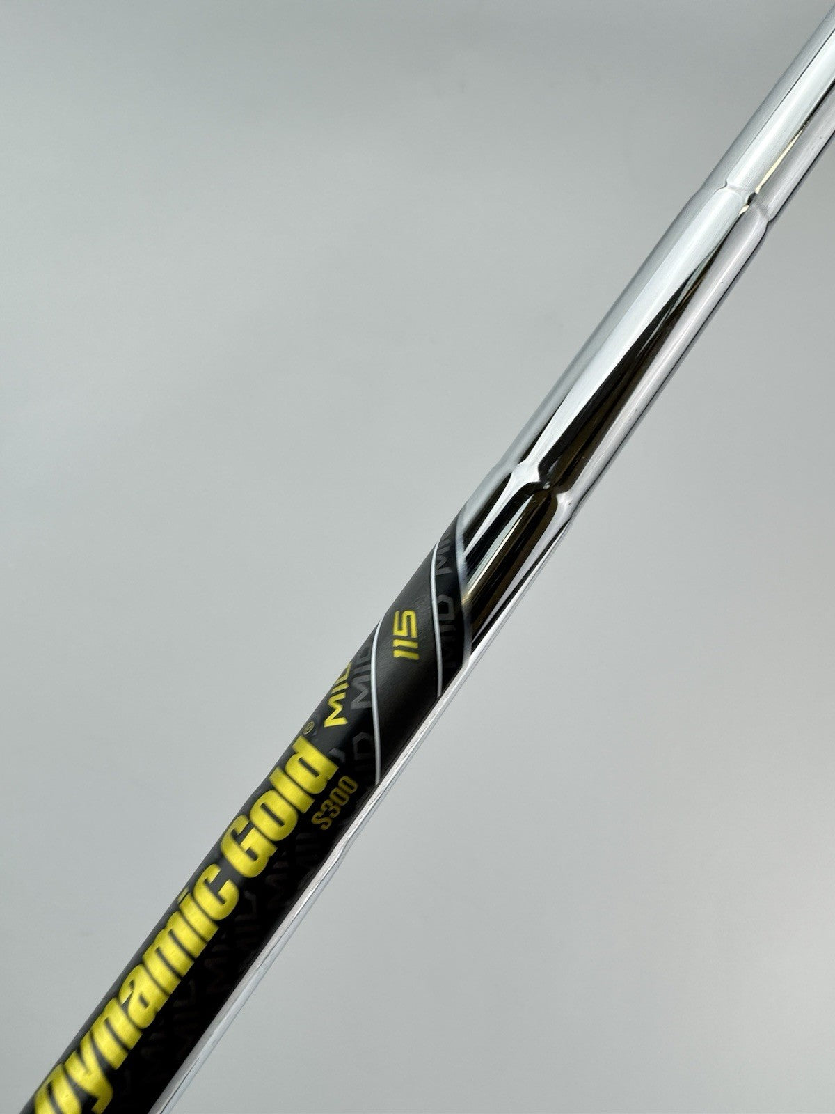 Dynamic Gold Mid 115 Iron Shaft Stiff Flex Steel 35.5” /0.355 Tapered /306315