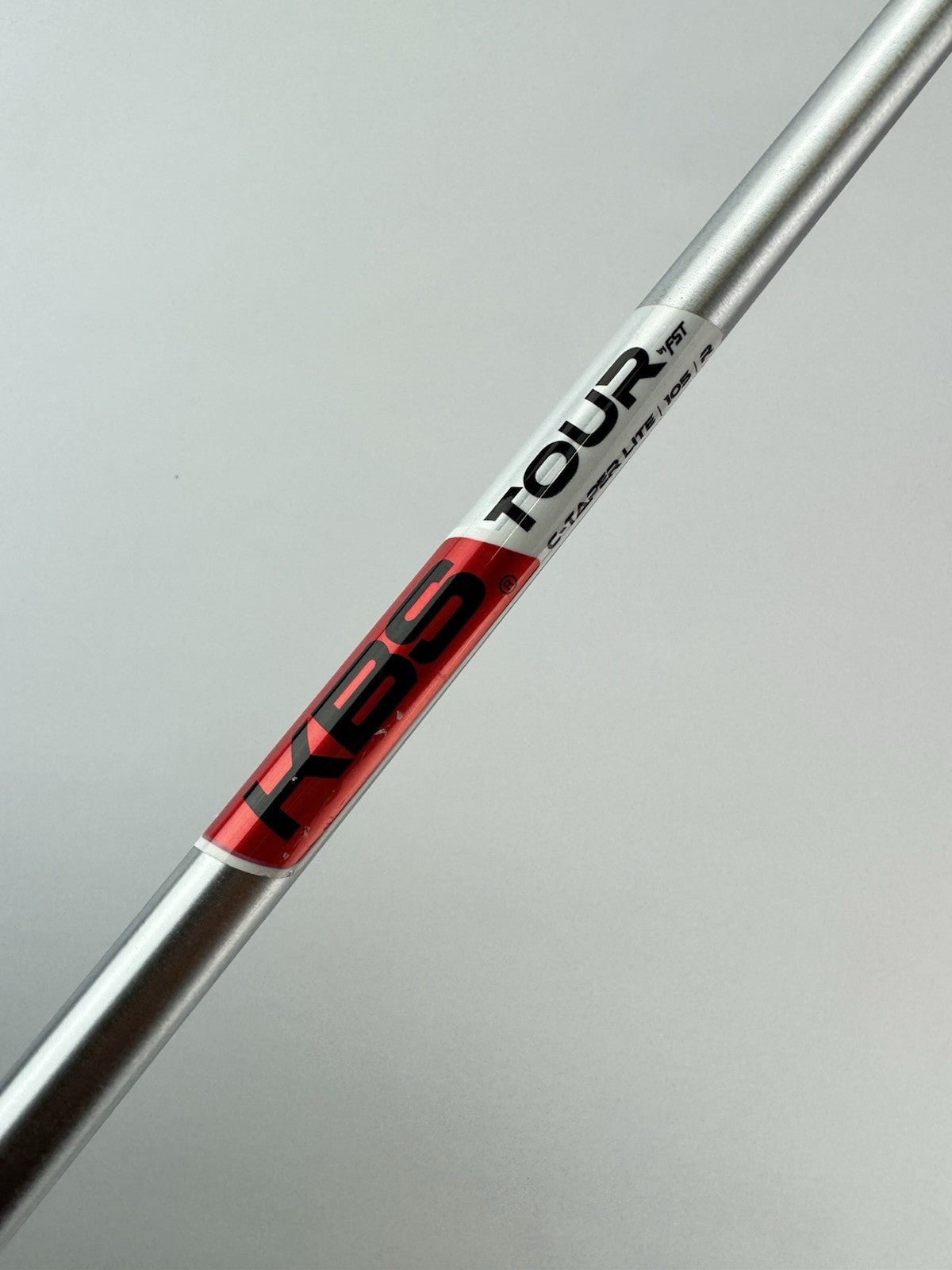 KBS Tour C-Taper Lite Iron Shaft 105 Regular Flex Steel 35.5/0.355 Tapered/270910