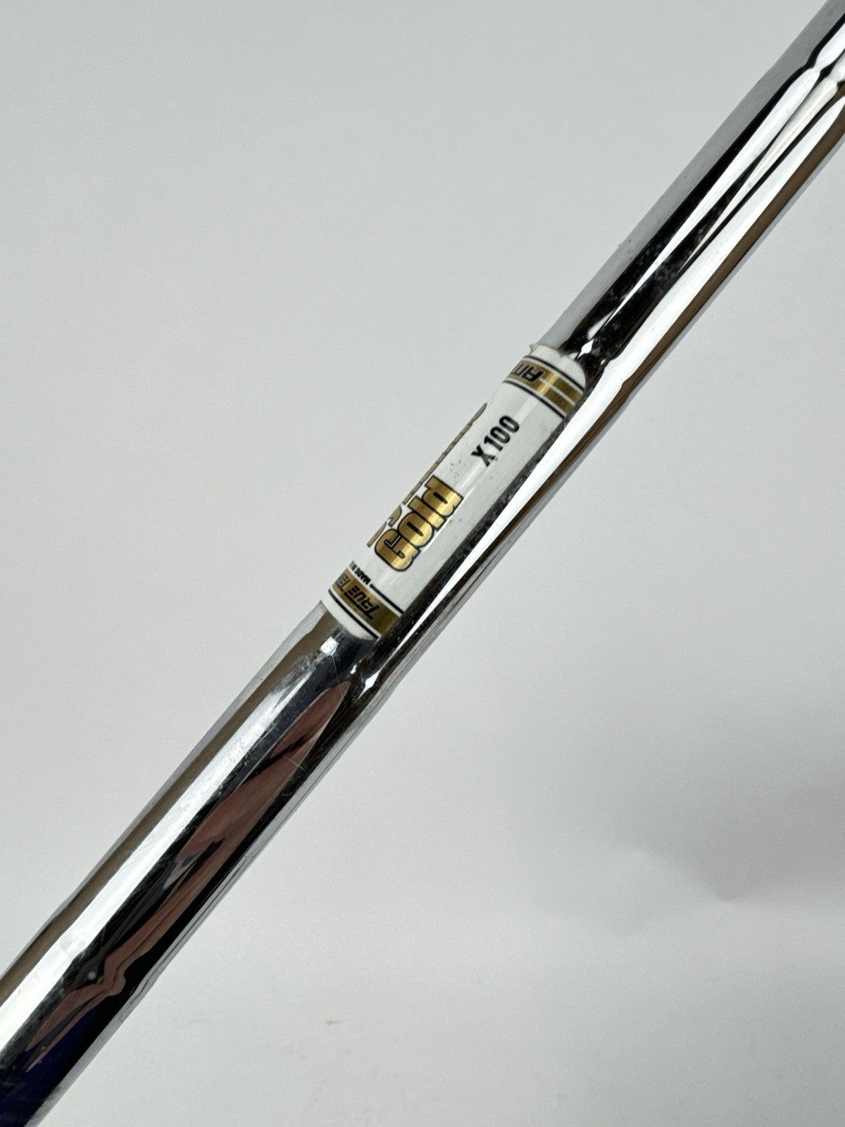 Dynamic Gold AMT Iron Shaft X100 Extra Stiff Steel 35.5 /0.355 Tapered /322523