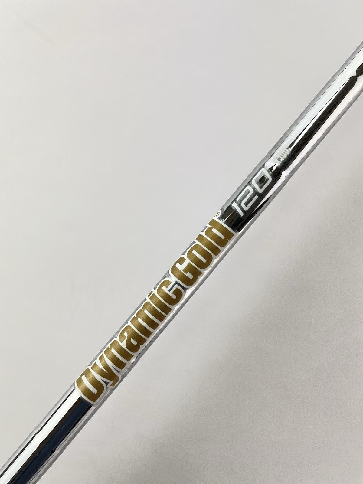 Dynamic Gold 120 Iron Shaft X100 Extra Stiff Flex Steel 35.25” /0.355 /241850