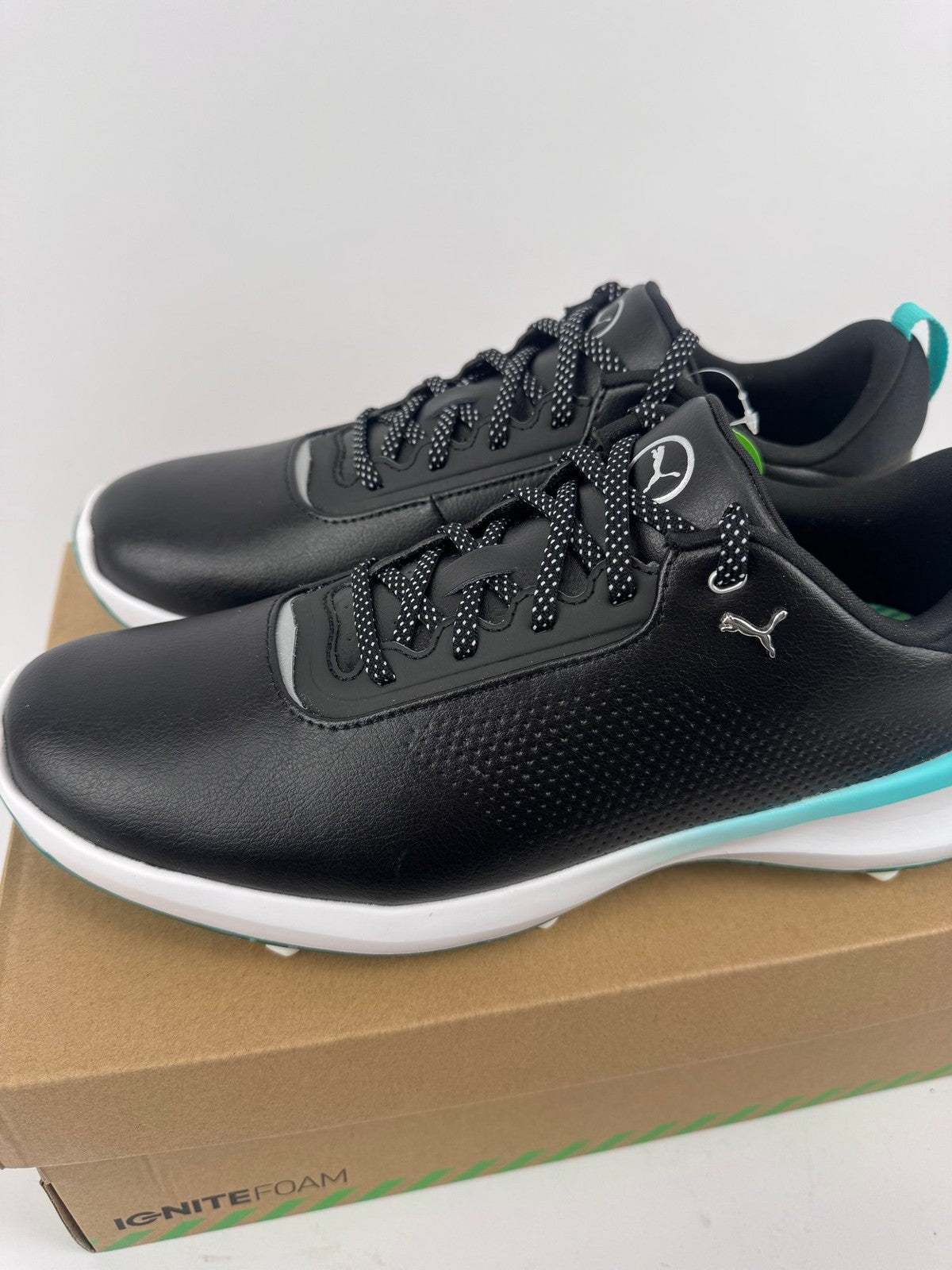Women’s Puma Ignite Blaze 2 Golf Shoes Black Aquatic Size UK 6 Comfortable/323173