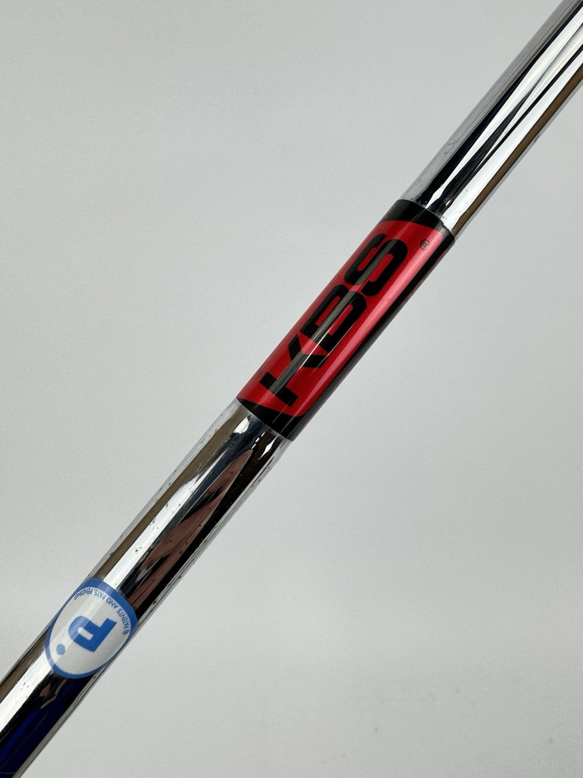 KBS Tour 110 Iron Shaft Regular Flex Steel Pured 34.75” /0.355 Tapered /317712