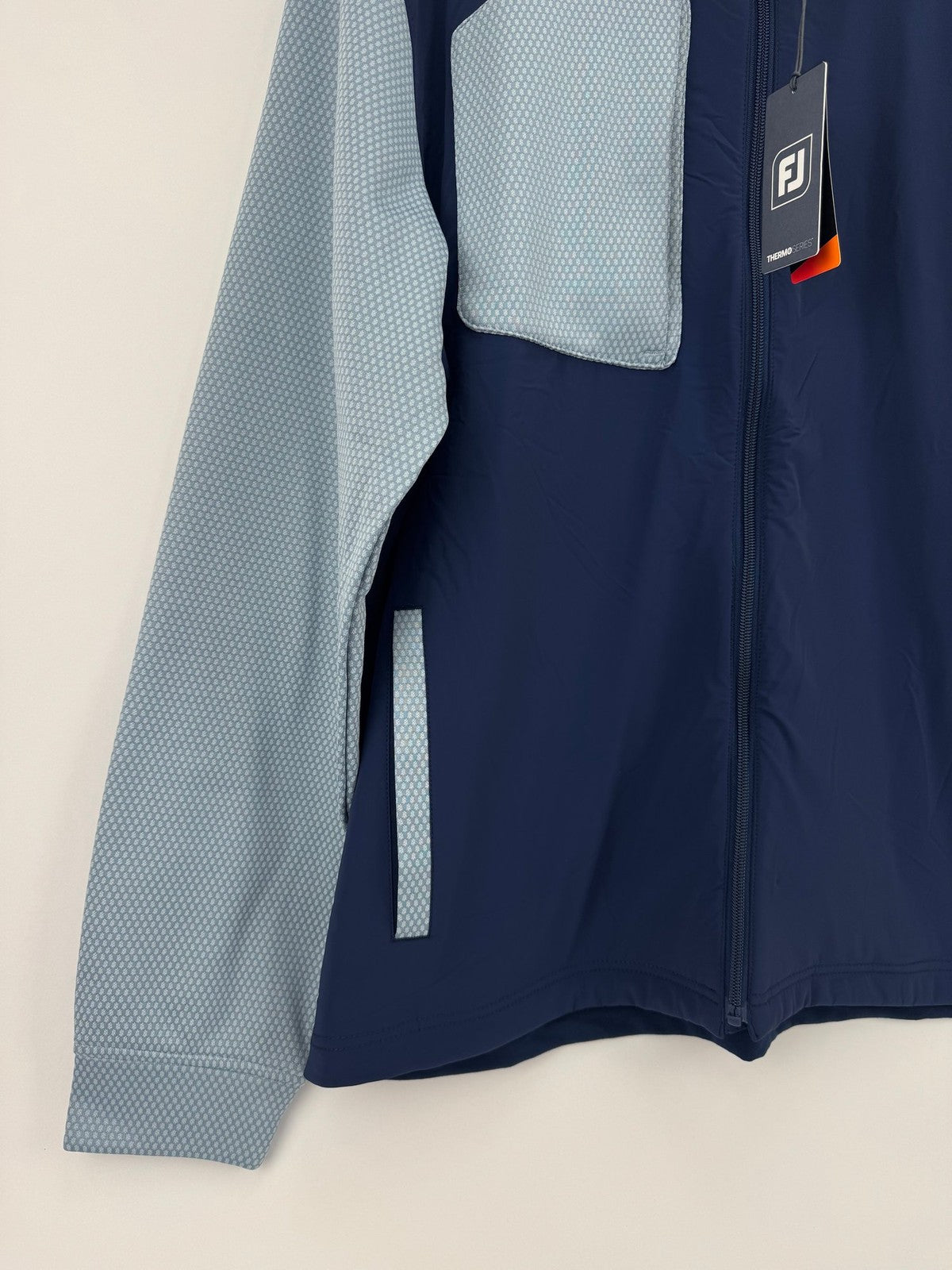 FootJoy Thermoseries Hybrid Jacket Men's XL Navy Grey Wind Resistant/330564
