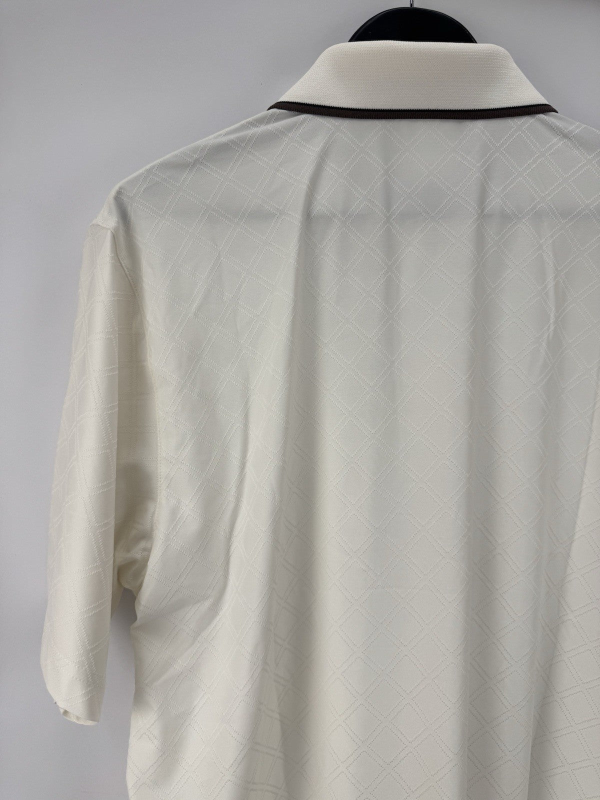 PUMA X Arnold Palmer Tipped Jac Golf Polo Shirt Men's Size M Warm White/353846