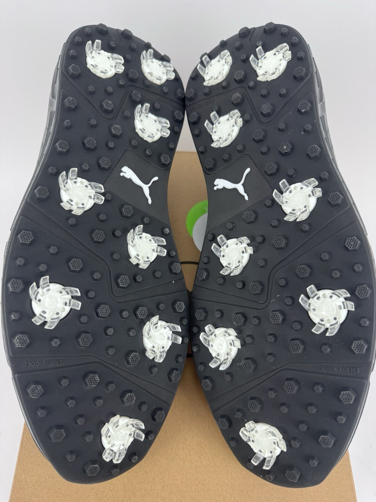 Puma Ignite Elevate 2 Tour Men's Golf Shoes Size UK 9 Black Waterproof/319196