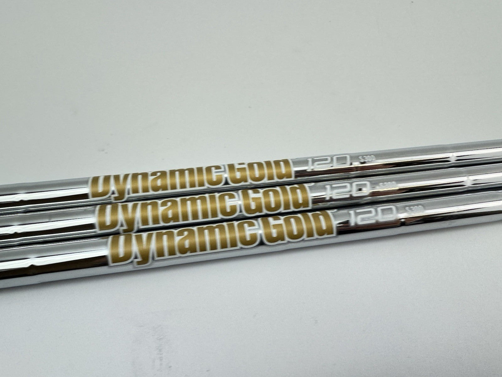 Dynamic Gold 120 Wedge Shaft Set (3) S300 Stiff Flex Steel 0.355 Tapered /293862