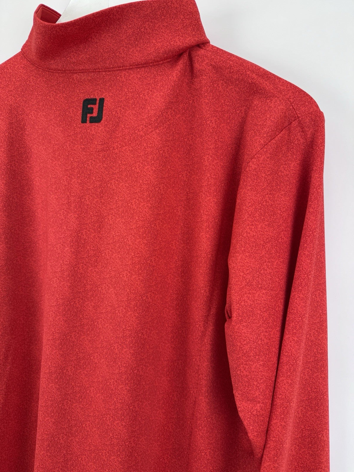 FootJoy Chill-Out Golf Pullover Men's Size Large Red Moisture Wicking/3134811