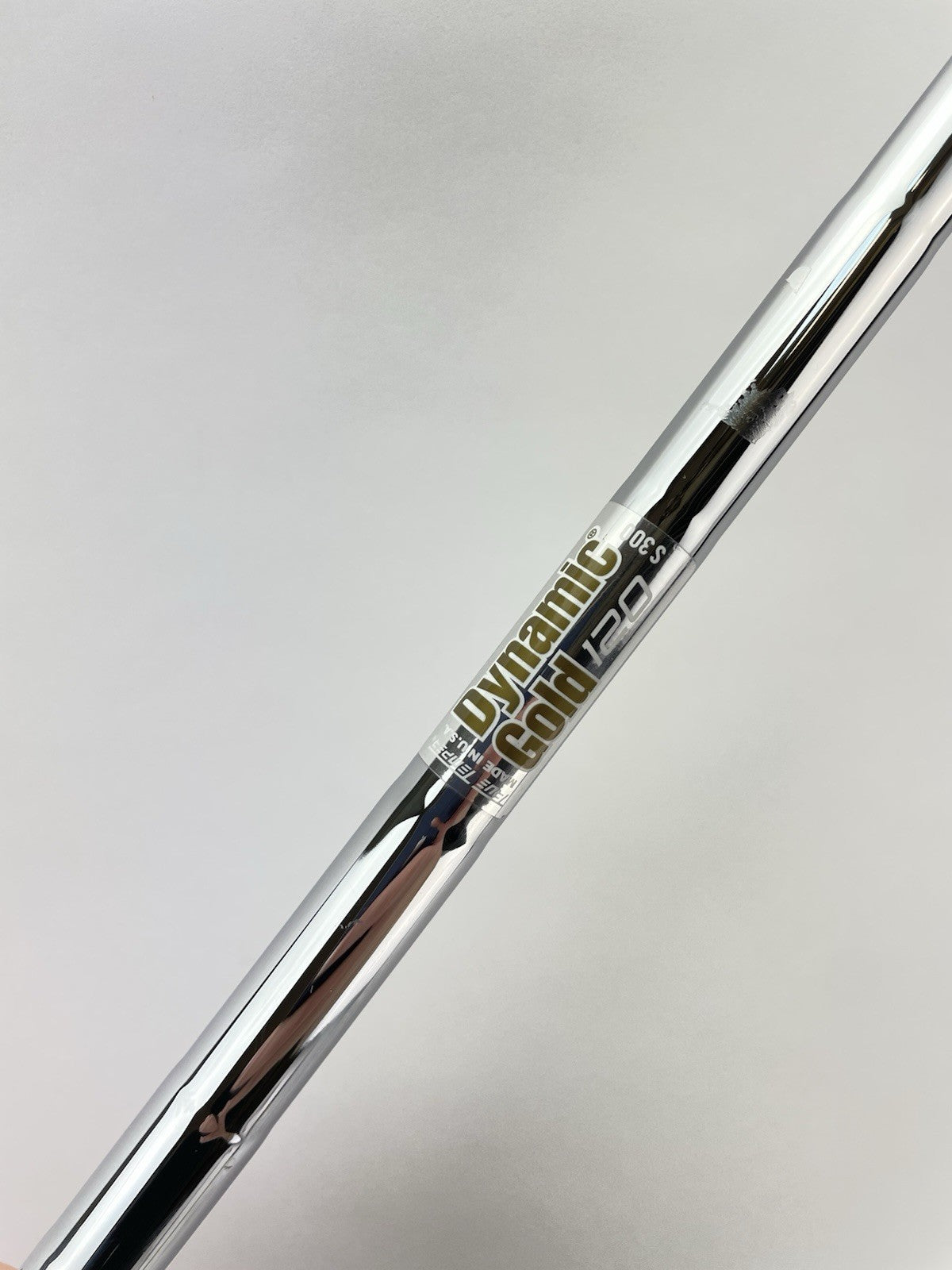 Dynamic Gold 120 Iron Shaft S300 Stiff Flex Steel 35.75 /0.355 Tapered /272120