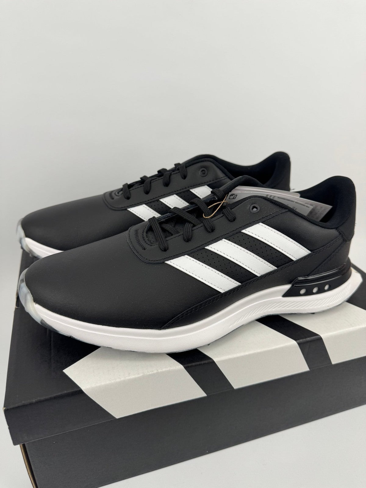 Adidas S2G 24 Golf Shoes Spiked Men's UK 10.5 Black White Comfortable/312440