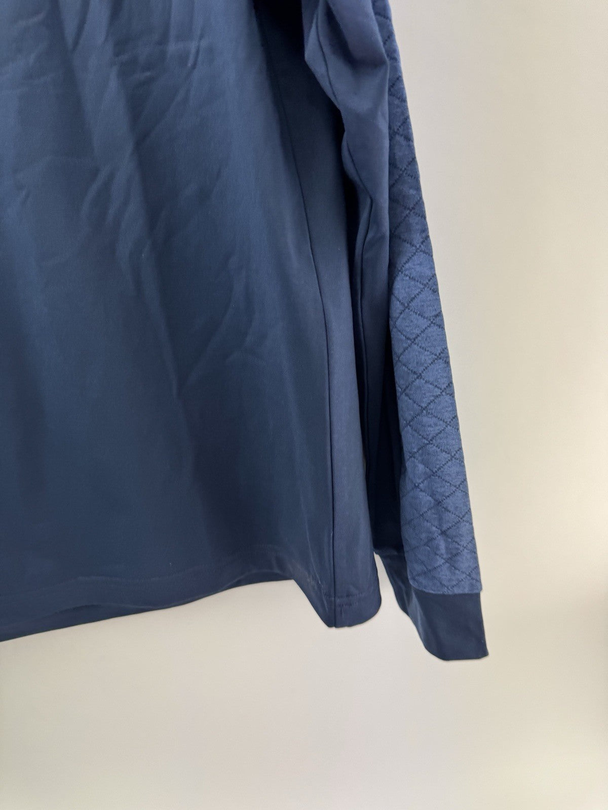 Original Penguin Pullover Heritage Block 1/4 Zip UK Small /Navy /New /252165