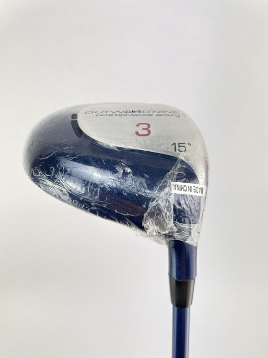 New Ladies 3 Wood Outward Nine 15* Womens Flex Graphite /Right Handed /166160