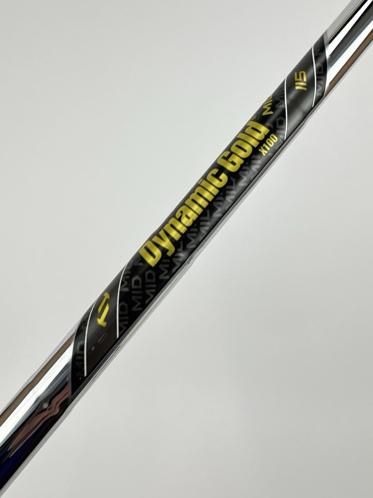 Dynamic Gold Mid 115 Iron Shaft X100 X Flex Steel 35.25” /0.355 Tapered /328153