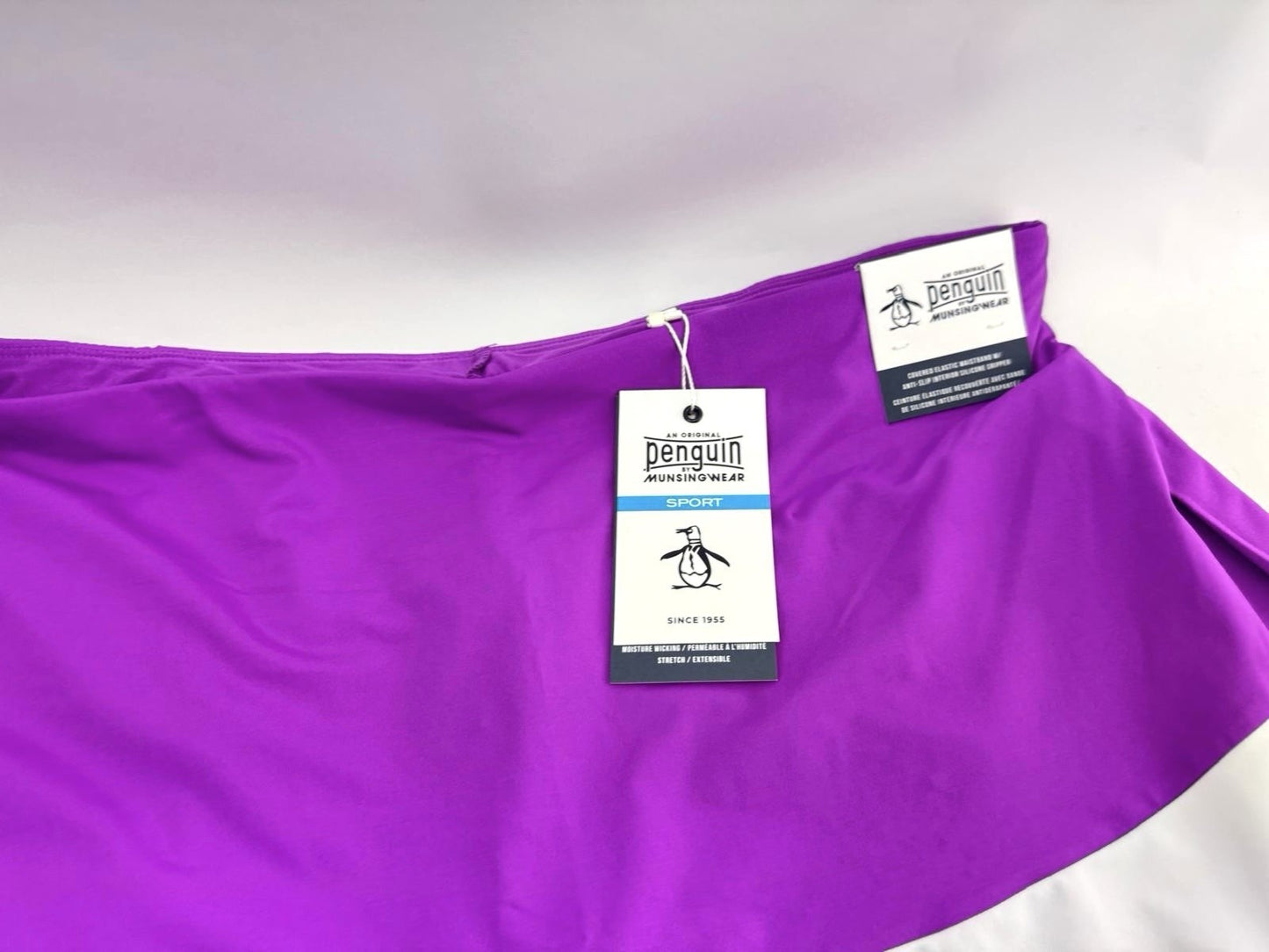 Women’s Original Penguin Colour Block Pleated Skort Size XL Brand New/ 300463