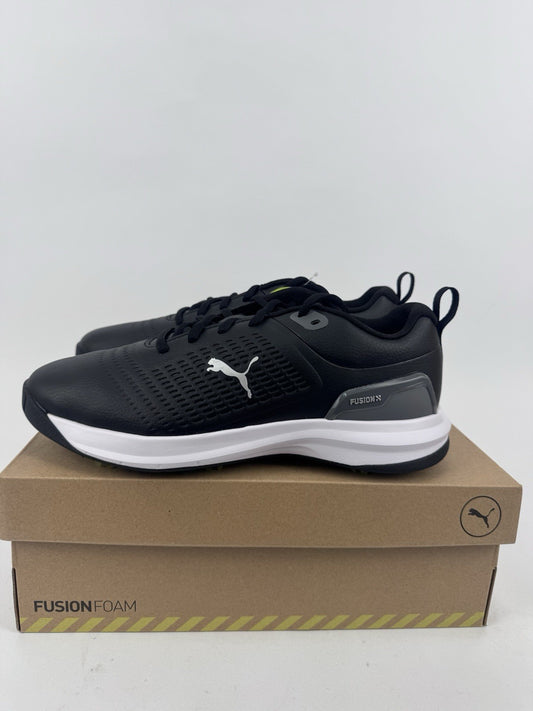 Puma Fusion Plus Spiked Golf Shoes Men's Size UK 7.5 Black Waterproof/320290