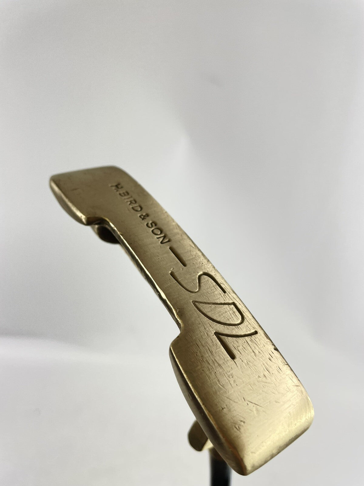 H Bird&Son Brass Putter 35” Blade Steel SDL /Right /New Grip /65803