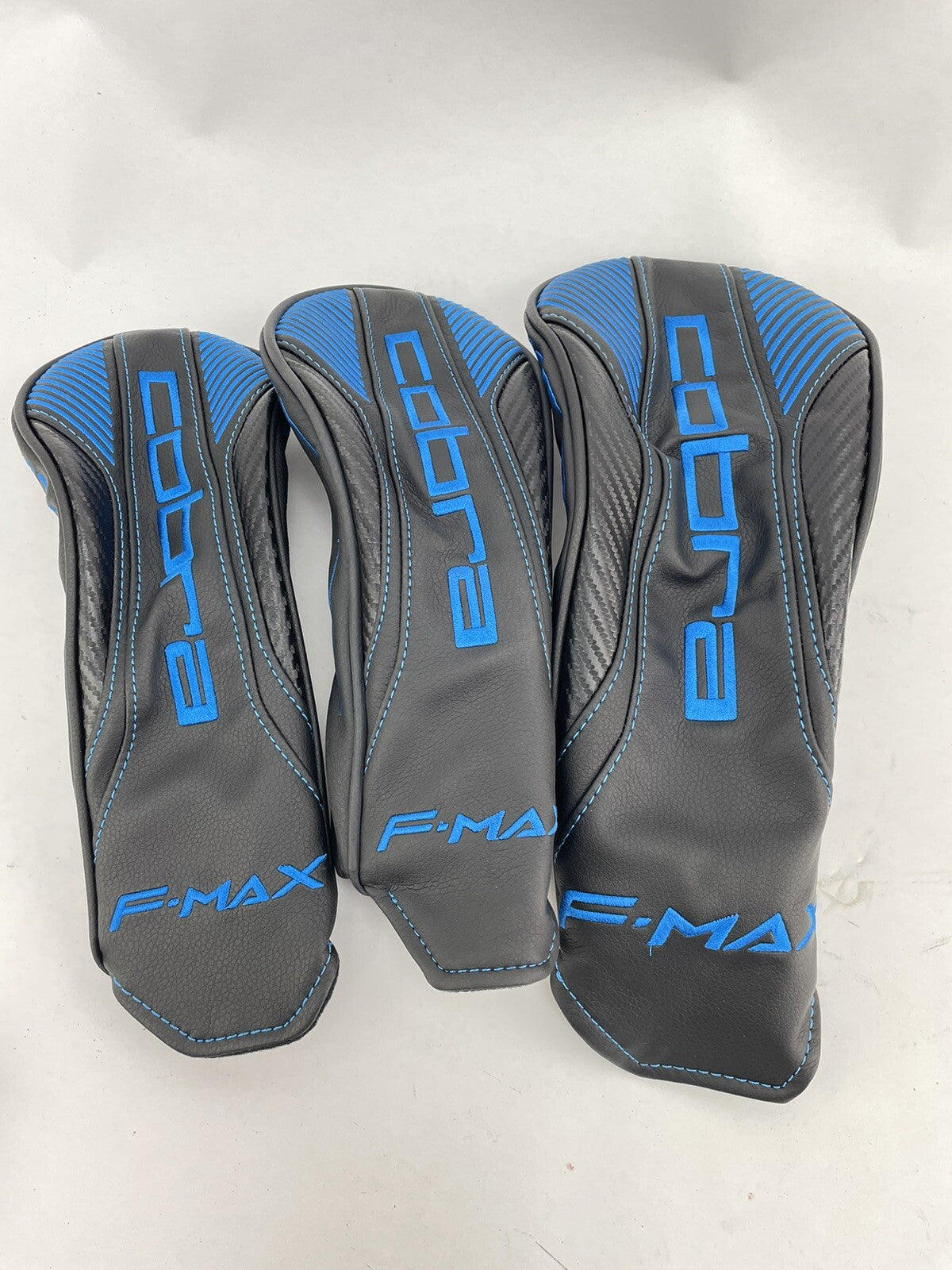 King Cobra Headcover Set (3) Driver + 2 Fairway /Black/Blue /New0