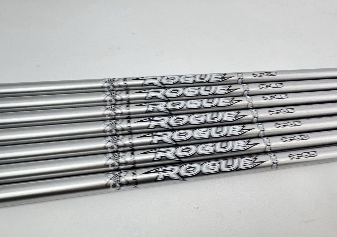 Aldila Rogue Pro Iron Shaft Set (7) 65 Regular Flex Graphite Shafts /New1