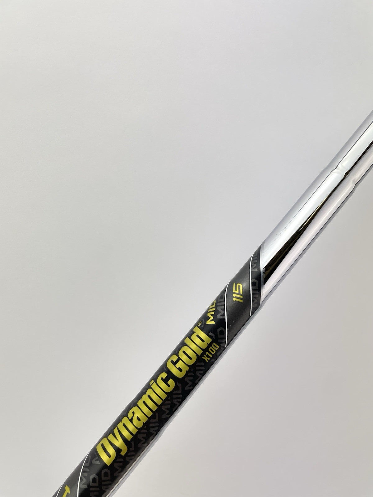 Dynamic Gold Mid 115 Iron Shaft X100 X Flex Steel 35.25” /0.355 Tapered /291614