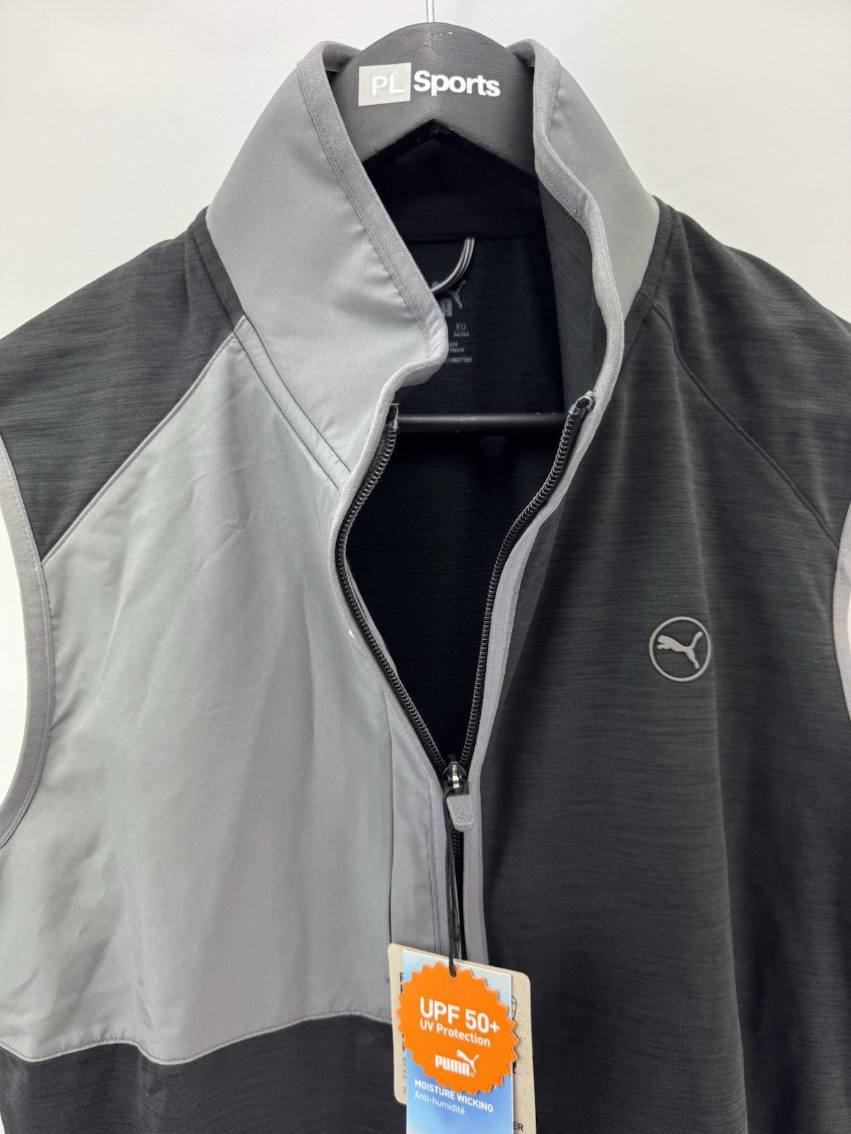 Puma Golf Cloudspun Vest Gilet Mens Full Zip UK Small (19) /New /284894