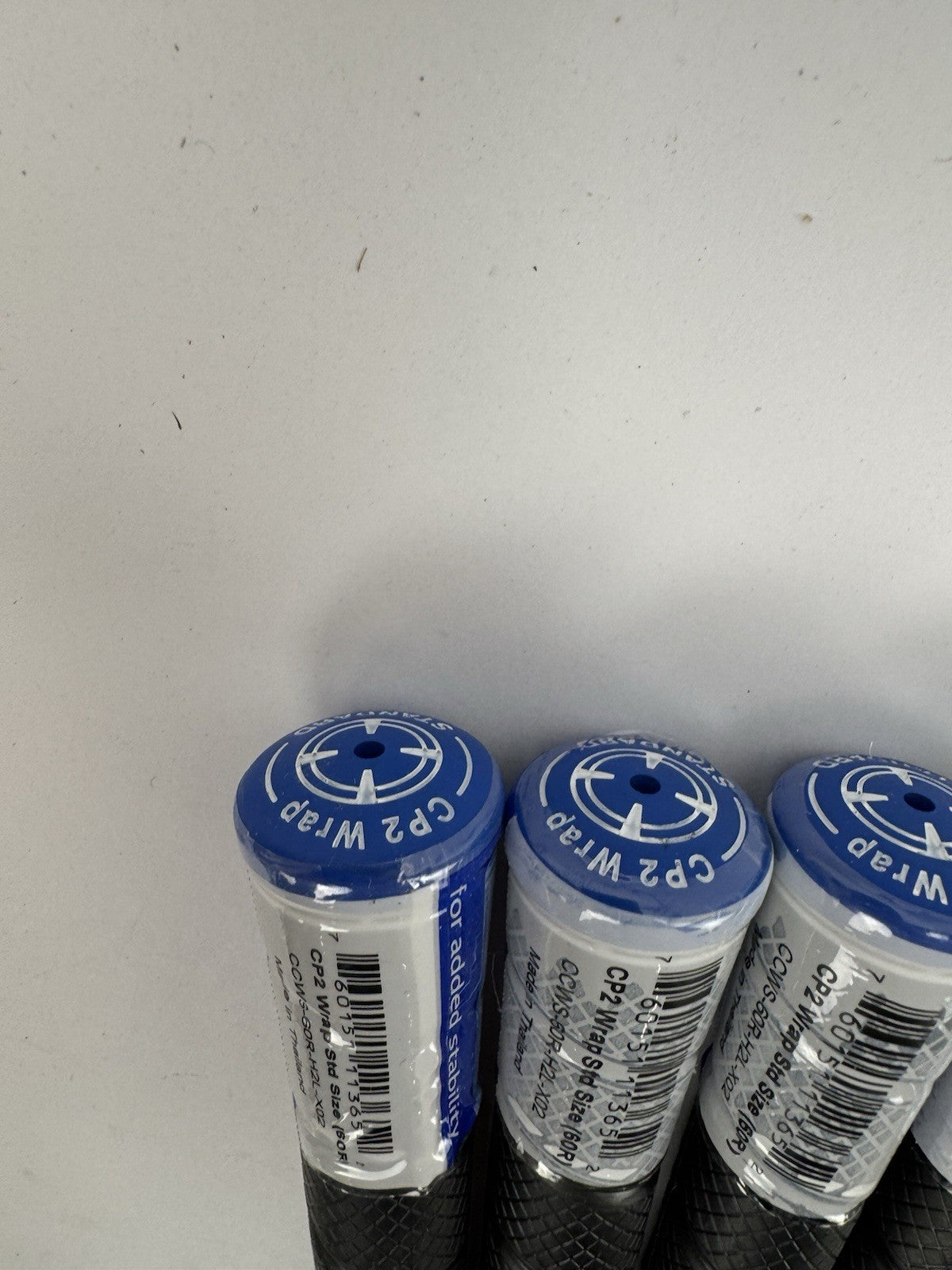 Golf Pride CP2 Wrap Golf Grips (4) Men’s Standard /Black/Blue /New /326476