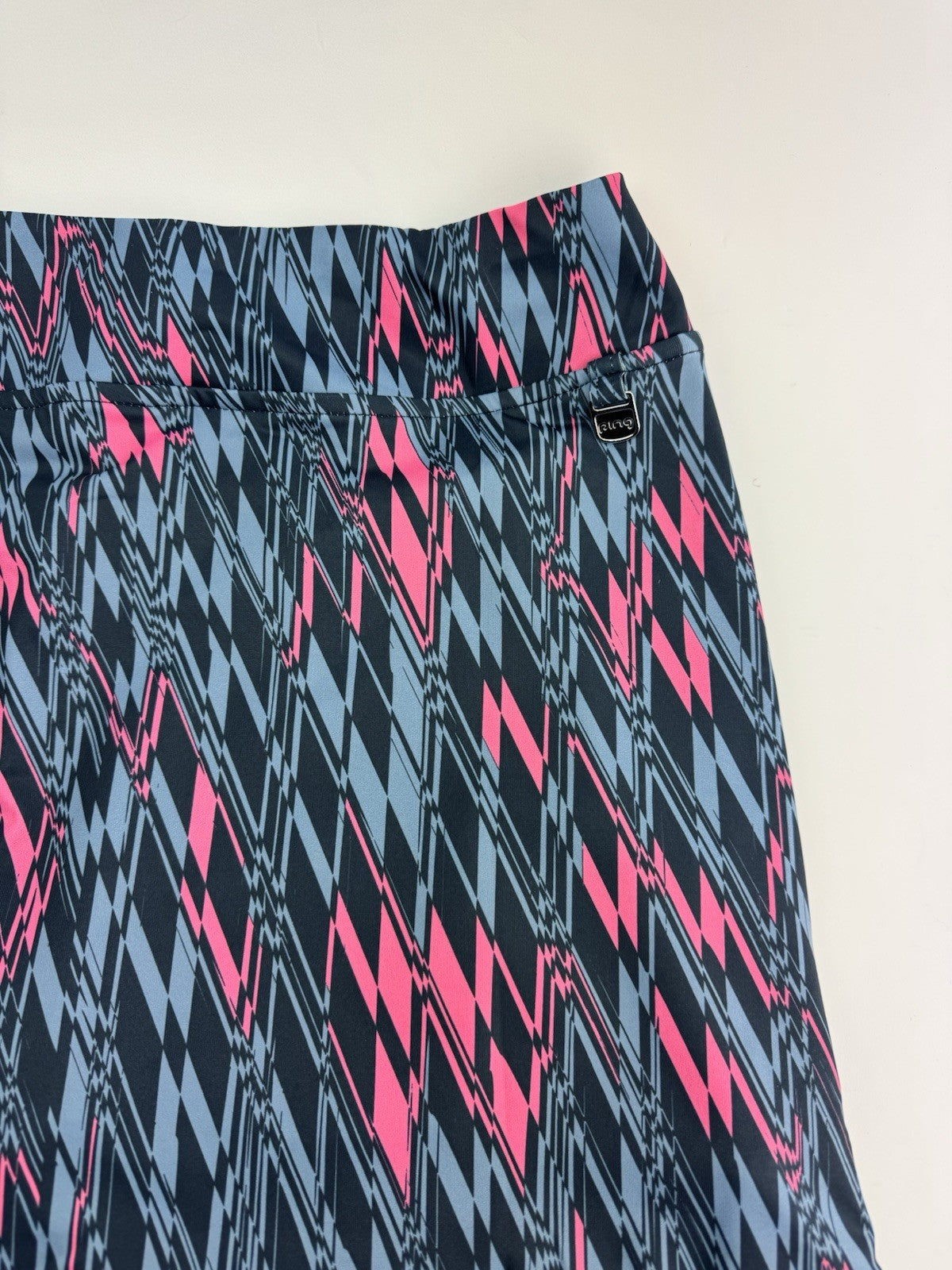 Ping Georgia Ladies Golf Skort UK Size 8/ Pleated/  Navy Multi/ Brand New/ 309696